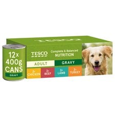 Tesco Adult Dog Mixed Selection In Gravy 12X400g