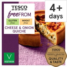 Tesco Free From Cheese & Onion Quiche 160G