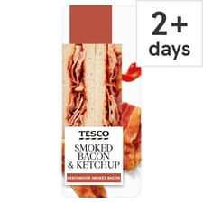 Tesco Smoked Bacon & Ketchup Sandwich