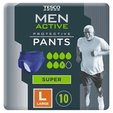 Tesco Men Active Protective Pants Super Large 10 Pack