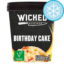 Wicked Kitchen Birthday Cake Ice Dream Treat 500Ml