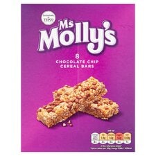 Ms Molly's 8 Chocolate Chip Cereal Bars 168g