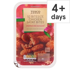 Tesco 10 Chicken Satay Bites 120G