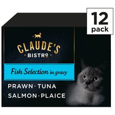 Claude's Bistro Adult Cat 12X85g Fish In Gravy