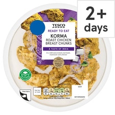 Tesco Korma Roast Chicken Breast Chunks 180g