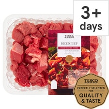 Tesco Diced Beef 400G