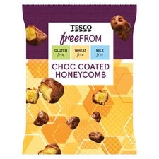 Tesco Free From Chocolate Coated Honeycomb 119G