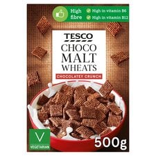 Tesco Choco Malt Wheats 500G