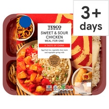 Tesco Sweet & Sour Chicken Meal For One 500G