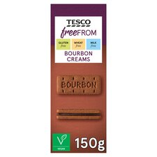 Tesco Free From Bourbon Creams 150G