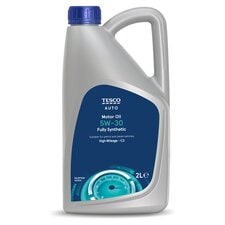 Tesco 5W-30 High Mileage Fully Synthetic Motor Oil 2L