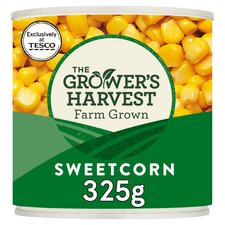 Growers Harvest Sweetcorn 325G