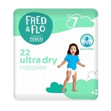 Fred & Flo Ultra Dry Size 7 Nappies 22Pack