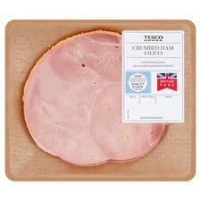 Tesco Deli Crumbed Ham 120G