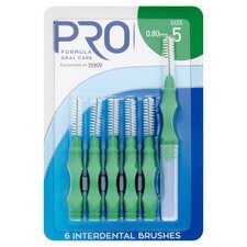 Pro Formula 6 Interdental Brushes Size 5