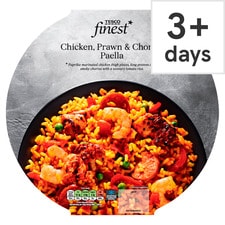 Tesco Finest Chicken , Chorizo & Prawn Paella 800G