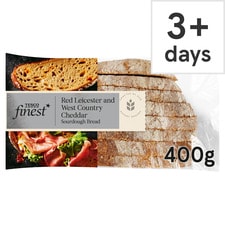 Tesco Finest Red Leicester & West Country Cheddar Sourdough Bread 400G