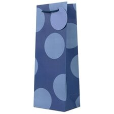 Tesco Blue Spot Bottle Bag