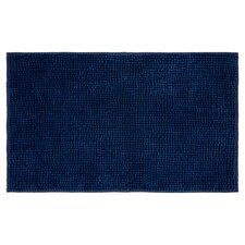 Tesco Microchenille Bath Mat Navy