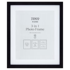 Tesco Photo Frame Double All Purpose 8X10 Black