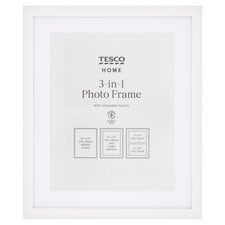 Tesco Photo Frame Double All Purpose 8X10 White