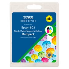 Tesco Epson 603 Multipack Ink 4 Pack