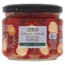 Tesco Cream Cheese Stuffed Peppers 290G