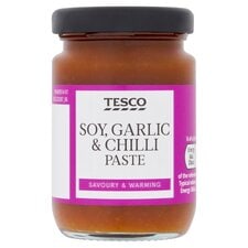 Tesco Soy, Garlic & Chilli Paste 90G