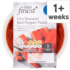 Tesco Finest Fire Roasted Red Pepper Pesto 130g