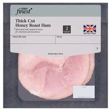 Tesco Finest Thick Cut Honey Roast Ham 100G