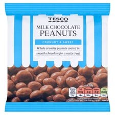 Tesco Milk Chocolate Peanuts 150g
