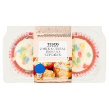 Tesco 2 Milk & Cereal Inspired Cupcakes