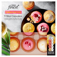 Tesco Finest 9 Mini Cupcakes