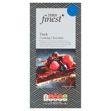 Tesco Finest Cooking Dark Chocolate 100G