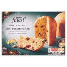 Tesco Finest Sweet & Savoury Mini Panettone Duo 200G