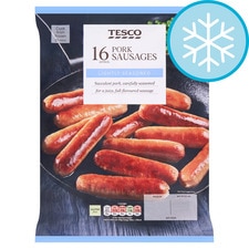 Tesco 16 Pork Sausages 720g