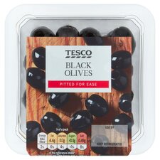 Tesco Black Olives 120G