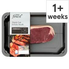 Tesco Finest Thick Cut Sirloin Steak 350G