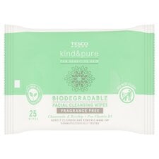 Tesco Kind & Pure 25 Facial Cleansing Wipes