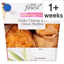 Tesco Finest Dinky Cheese & Onion Muffins 150G