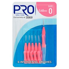 Pro Formula 6 Interdental Brushes Size 0