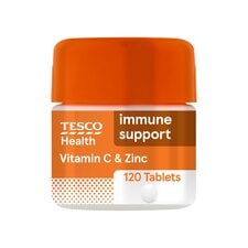 Tesco Health 120 Vitamin C & Zinc Tablets