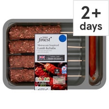 Tesco Finest Moroccan Inspired Lamb Kebabs 460G