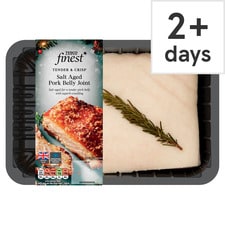 Tesco Finest Salt Aged Pork Belly Joint 709G