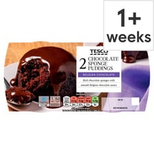 Tesco 2 Chocolate Sponge Puddings 210g