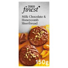 Tesco Finest Chocolate & Honeycomb Shortbread 150G