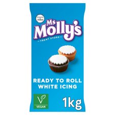 Ms. Mollys Ready To Roll White Icing 1Kg