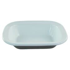 Tesco Slate Grey Enamel Rect Pie Dish 21cm