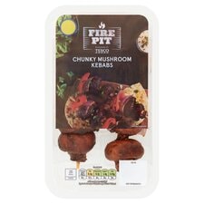 Tesco Fire Pit Chunky Mushroom Kebabs 315G