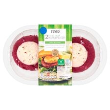 Tesco 2 Vegetarian Beetroot Patties 260G